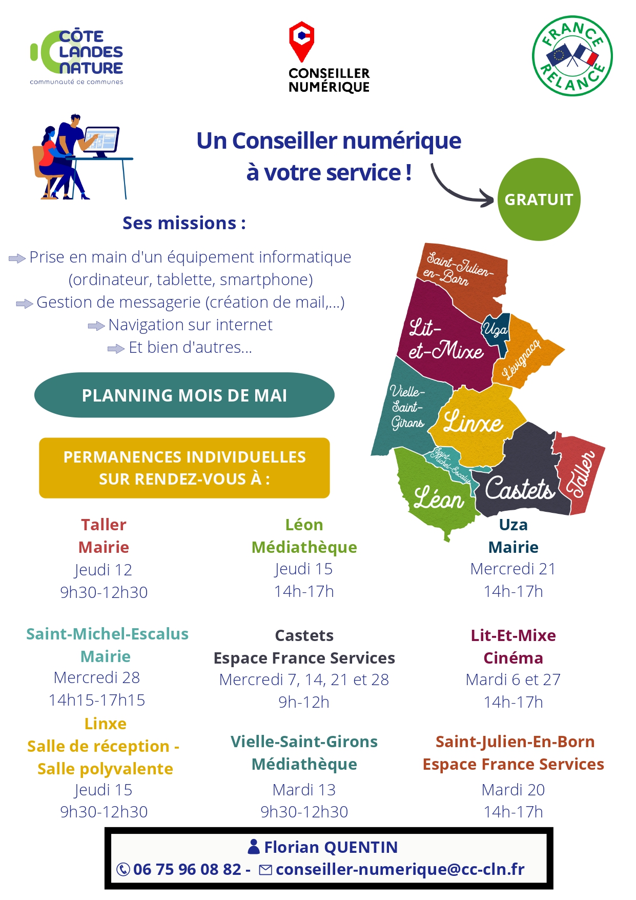 Flyer permanences Conseiller Numérique Mai 2025.jpg